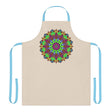 Mandala Art Apron - Vibrant Floral Design All Over Prints - Blululi