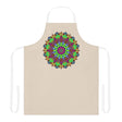 Mandala Art Apron - Vibrant Floral Design All Over Prints - Blululi