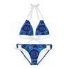 Mandala Art Bikini Set - Blue, Green, Purple All Over Prints - Blululi