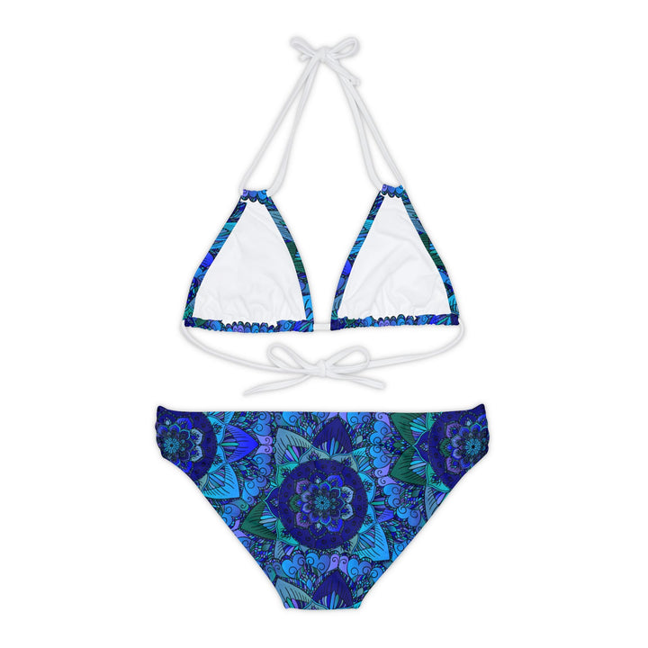 Mandala Art Bikini Set - Blue, Green, Purple All Over Prints - Blululi