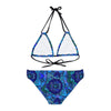 Mandala Art Bikini Set - Blue, Green, Purple All Over Prints - Blululi