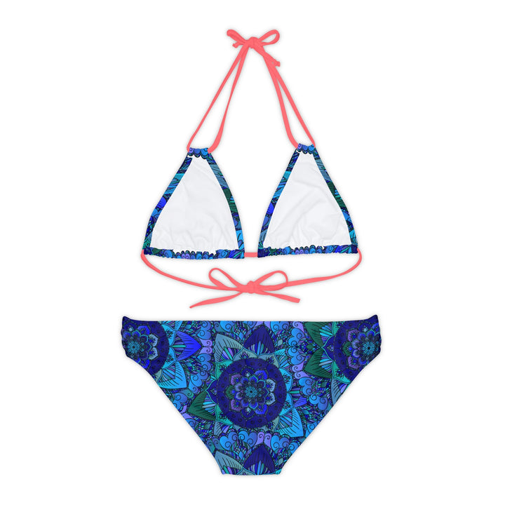 Mandala Art Bikini Set - Blue, Green, Purple All Over Prints - Blululi