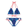 Mandala Art Bikini Set - Blue, Green, Purple All Over Prints - Blululi