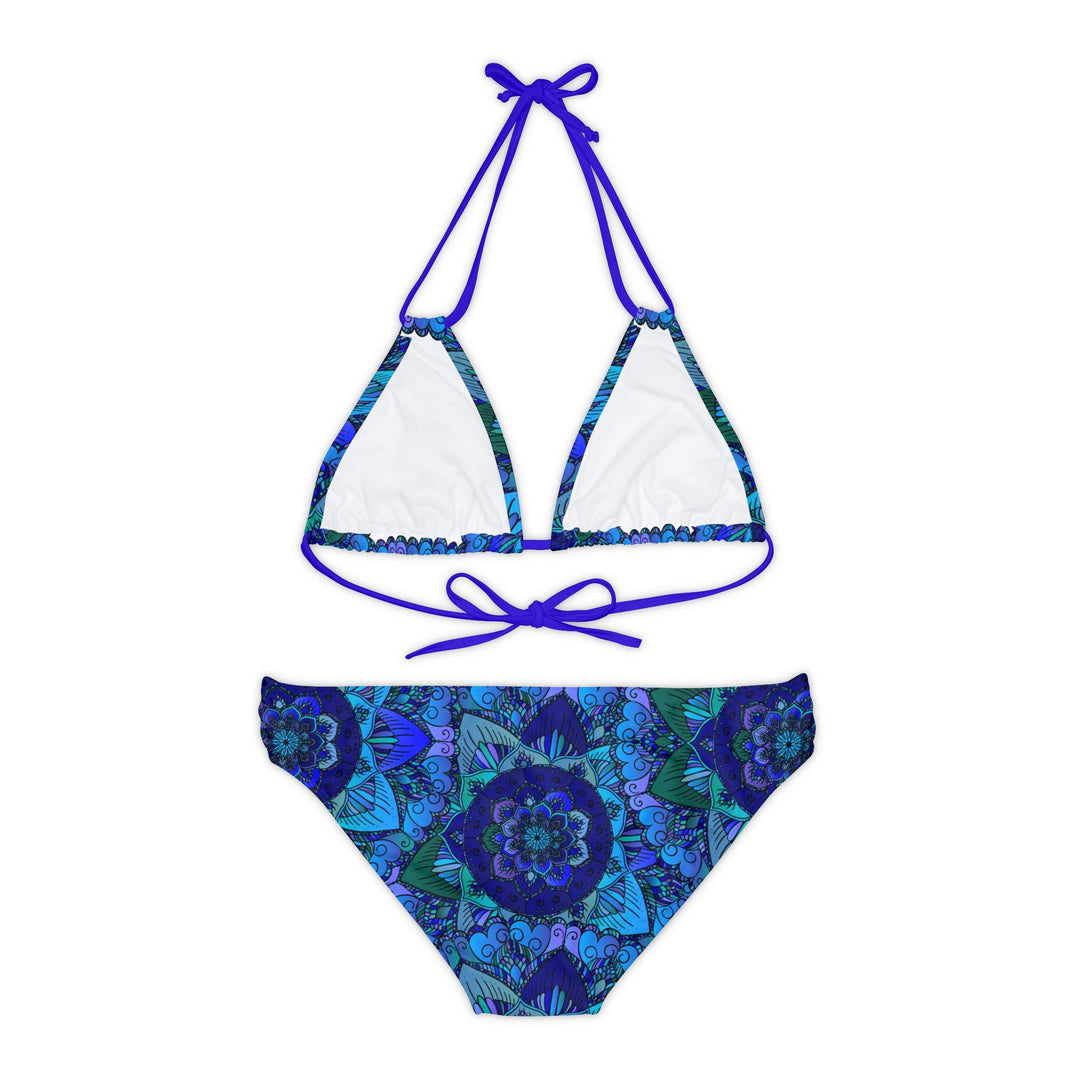 Mandala Art Bikini Set - Blue, Green, Purple All Over Prints - Blululi