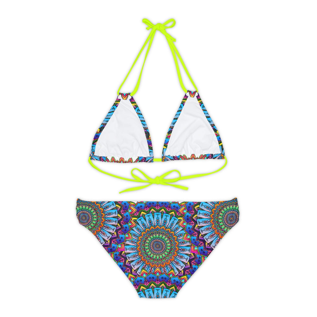 Mandala Art Bikini Set - Boho Beachwear All Over Prints - Blululi