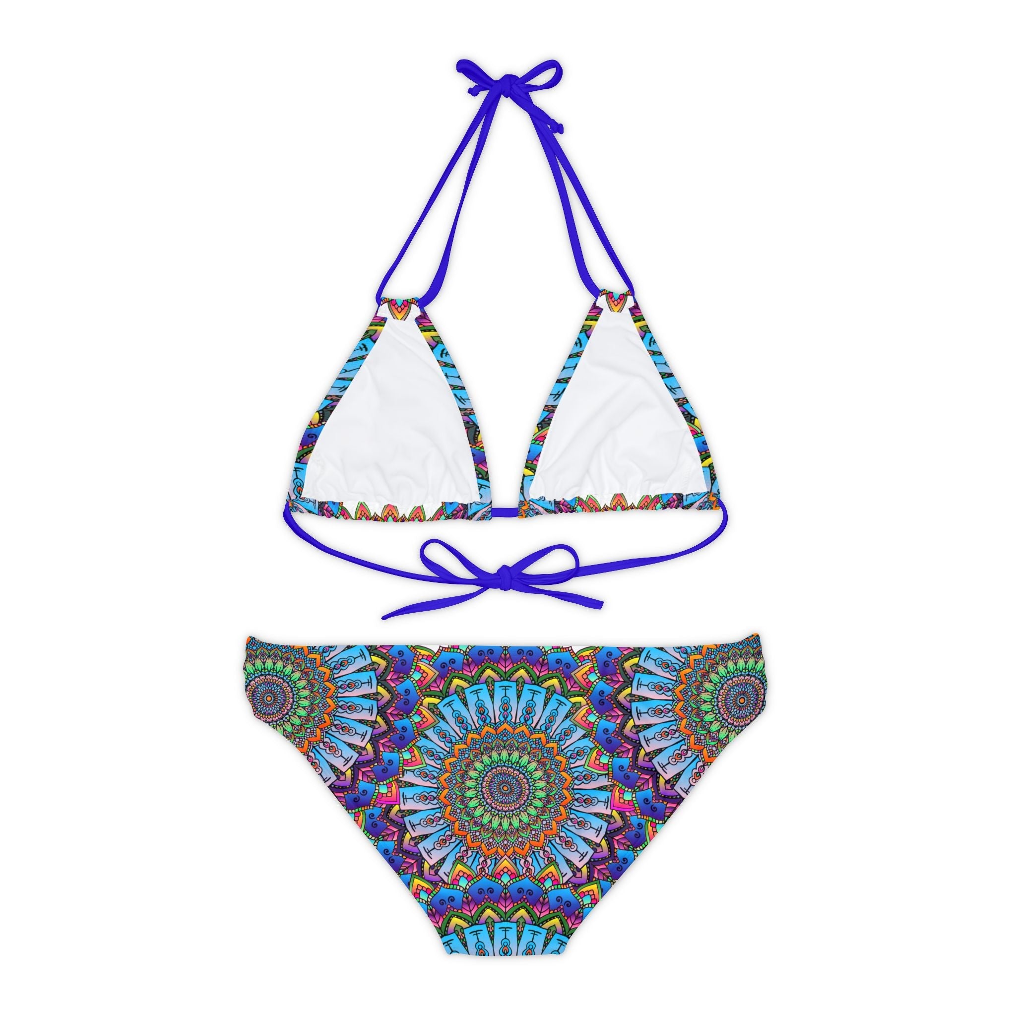 Mandala Art Bikini Set - Boho Beachwear All Over Prints - Blululi