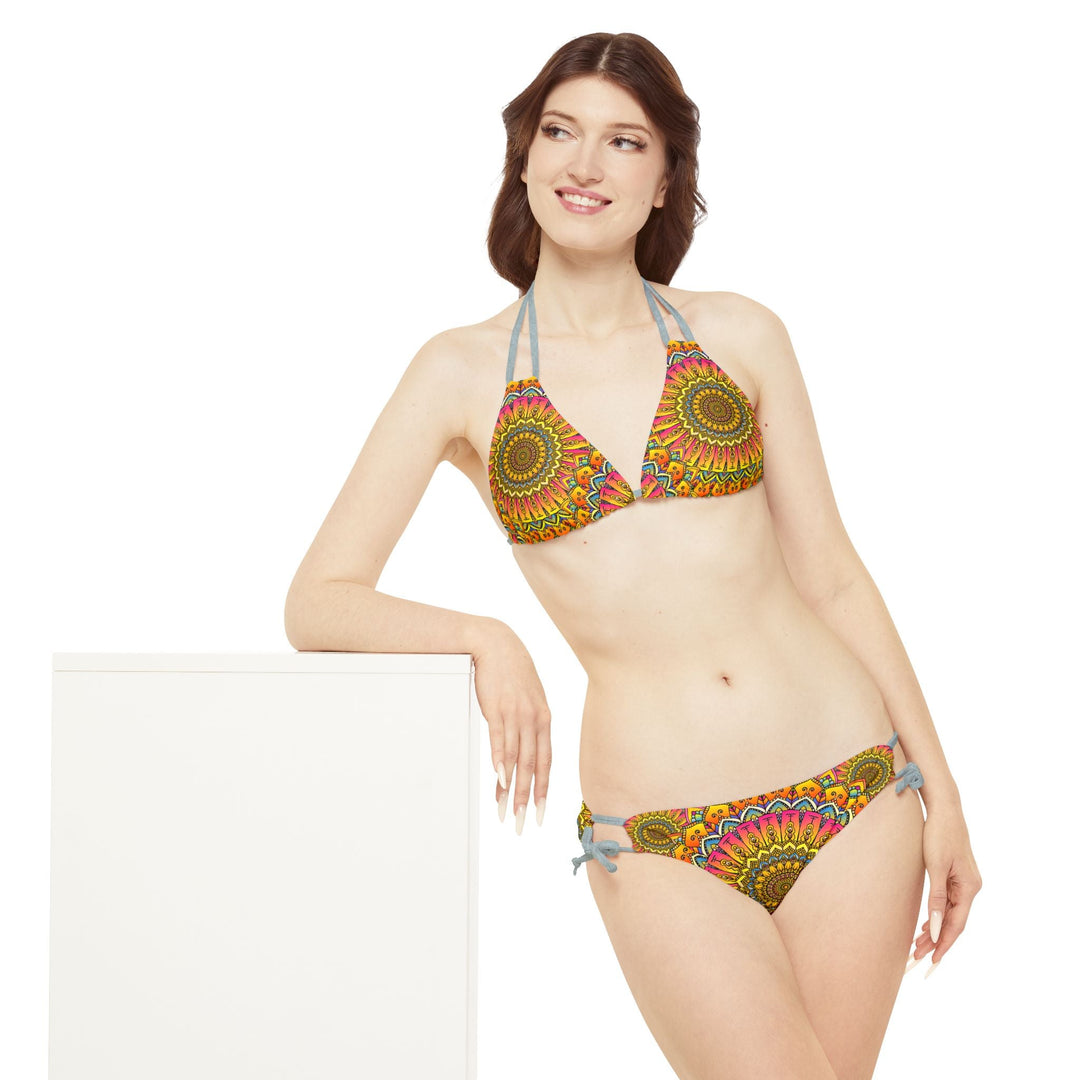 Mandala Art Bikini Set - Colorful & Unique All Over Prints - Blululi