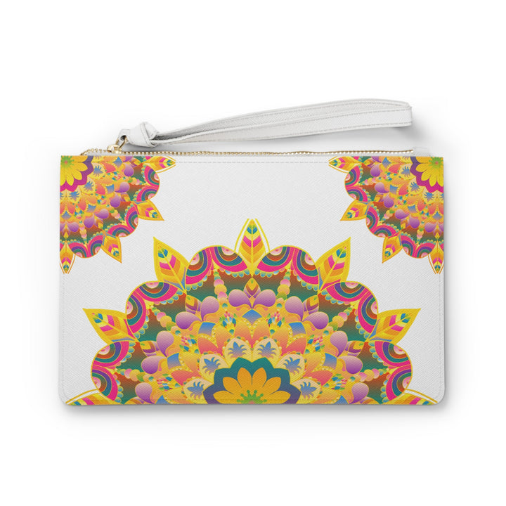 Mandala Art Clutch Bag - Hand Drawn Bags - Blululi