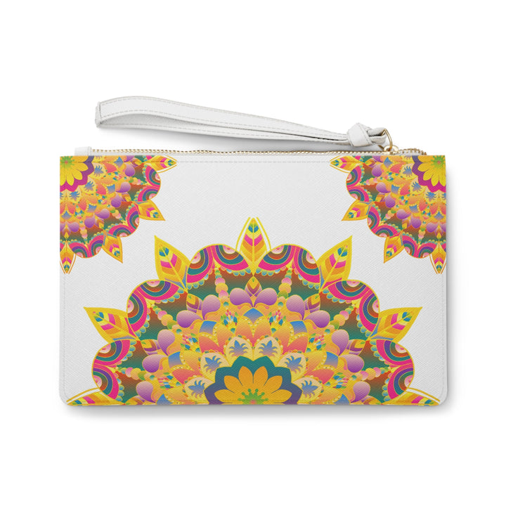 Mandala Art Clutch Bag - Hand Drawn Bags - Blululi