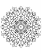 Mandala Art Coloring Pages - 80 Hand - Drawn Designs for Artistic Expression & Relaxation digital download - Blululi