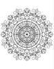 Mandala Art Coloring Pages - 80 Hand - Drawn Designs for Artistic Expression & Relaxation digital download - Blululi