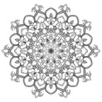 Mandala Art Coloring Pages - 80 Hand - Drawn Designs for Artistic Expression & Relaxation digital download - Blululi