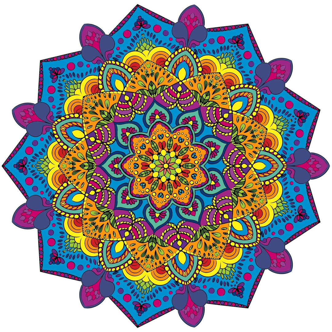 Mandala Art Coloring Pages - 80 Hand - Drawn Designs for Artistic Expression & Relaxation digital download - Blululi