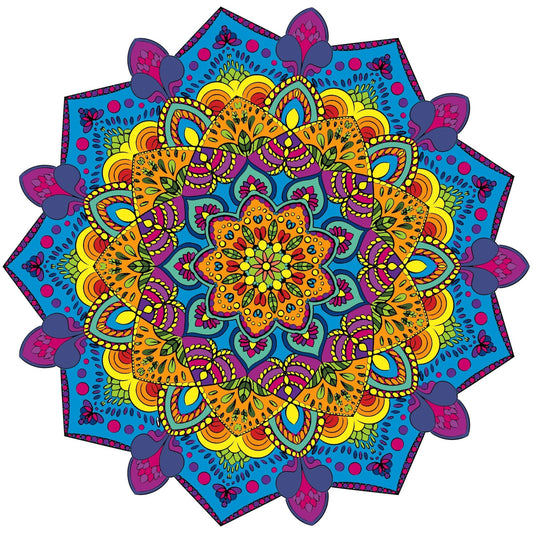 Mandala Art Coloring Pages - 80 Hand - Drawn Designs for Artistic Expression & Relaxation digital download - Blululi