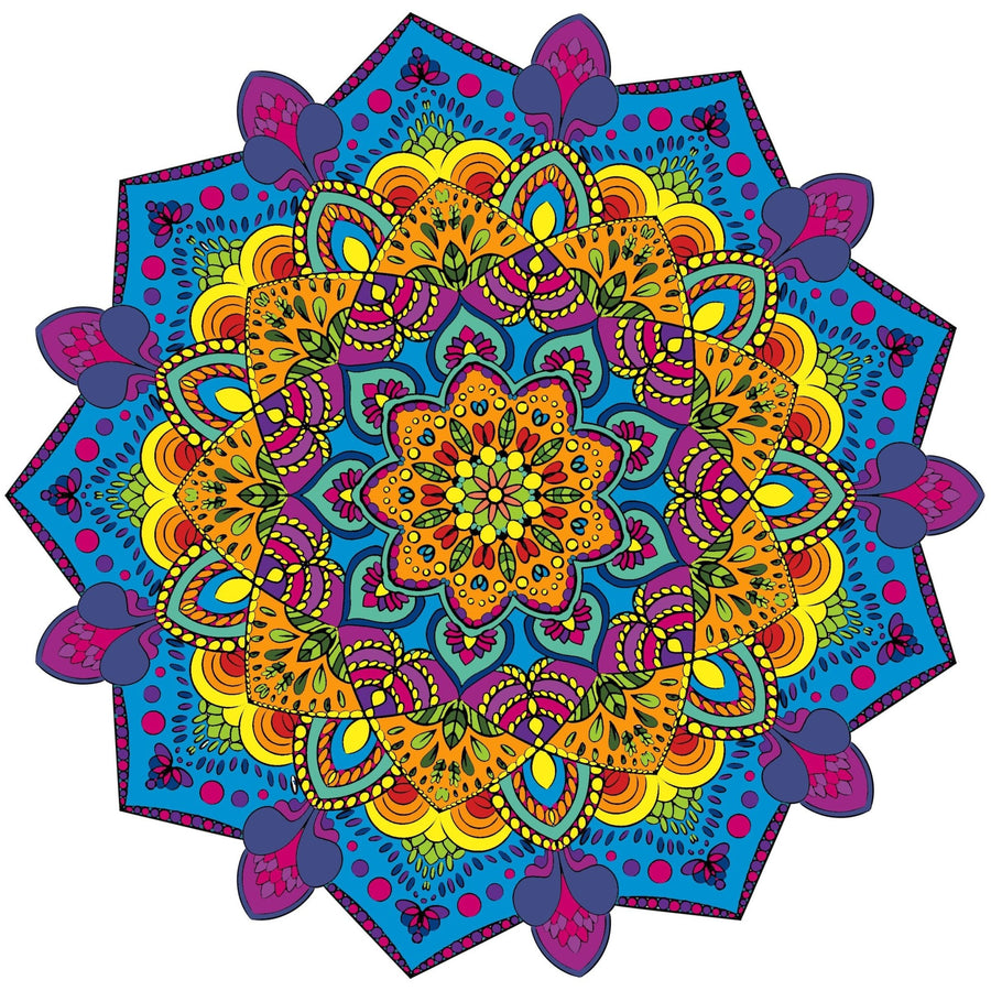Mandala Art Coloring Pages - 80 Hand - Drawn Designs for Artistic Expression & Relaxation digital download - Blululi
