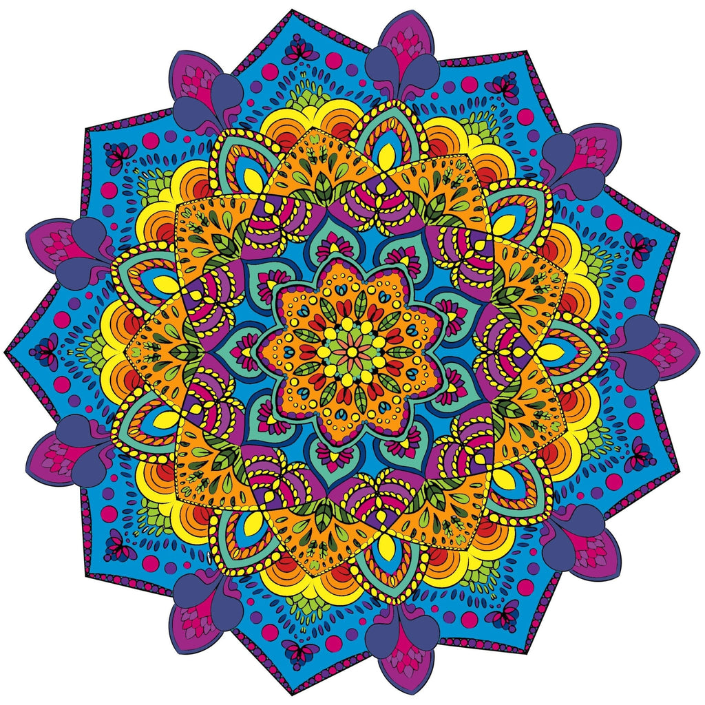 Mandala Art Coloring Pages - 80 Hand - Drawn Designs for Artistic Expression & Relaxation digital download - Blululi