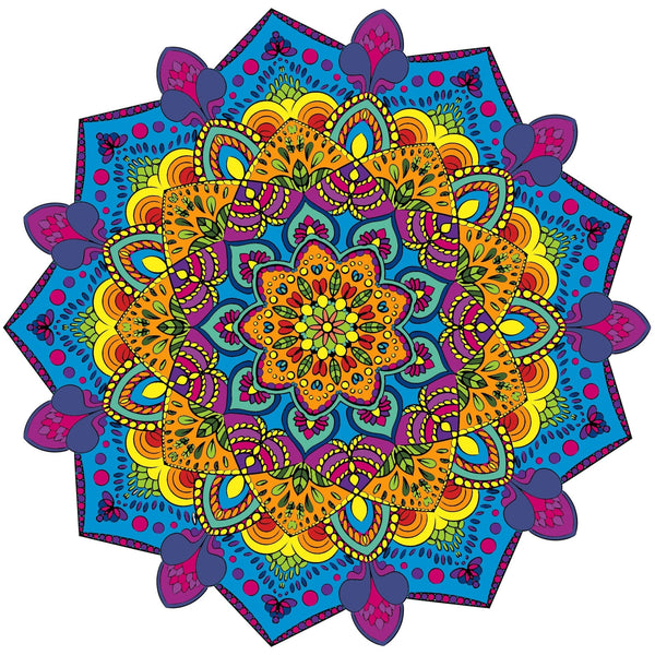 Mandala Art Coloring Pages - 80 Hand - Drawn Designs for Artistic Expression & Relaxation digital download - Blululi