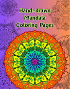 Mandala Art Coloring Pages - 80 Hand - Drawn Designs for Artistic Expression & Relaxation digital download - Blululi