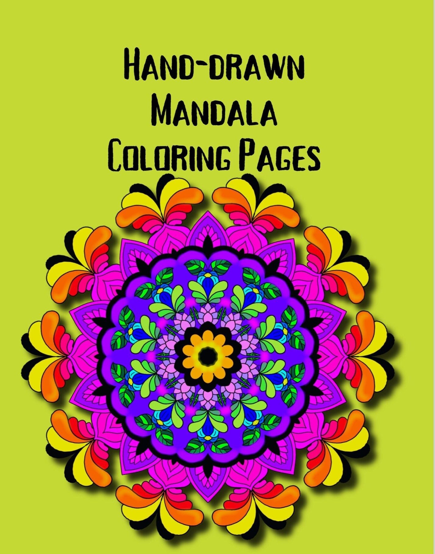 Mandala Art Coloring Pages - 80 Hand - Drawn Designs for Artistic Expression & Relaxation digital download - Blululi