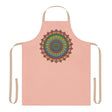 Mandala Art Peach Apron - Intricate Design All Over Prints - Blululi
