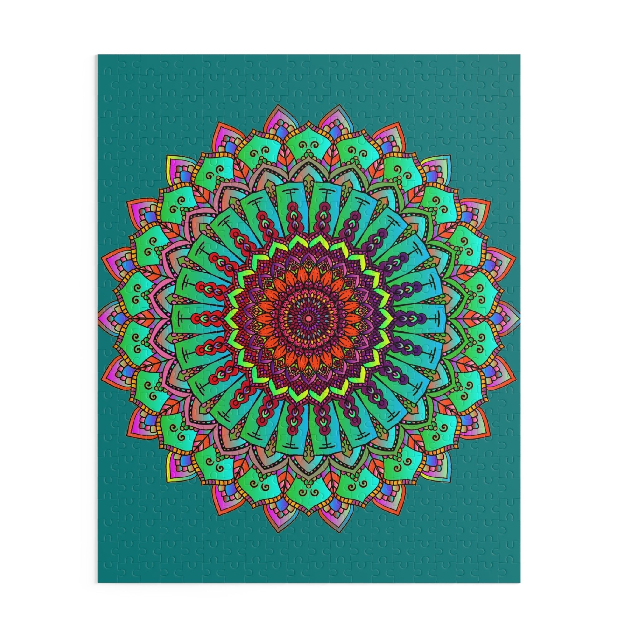 Mandala Art Puzzle - 252 & 500 Piece Puzzle - Blululi