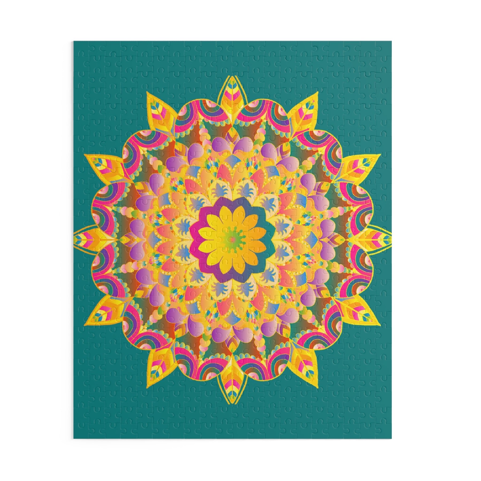 Mandala Art Puzzle - 252 & 500 Piece Puzzle - Blululi