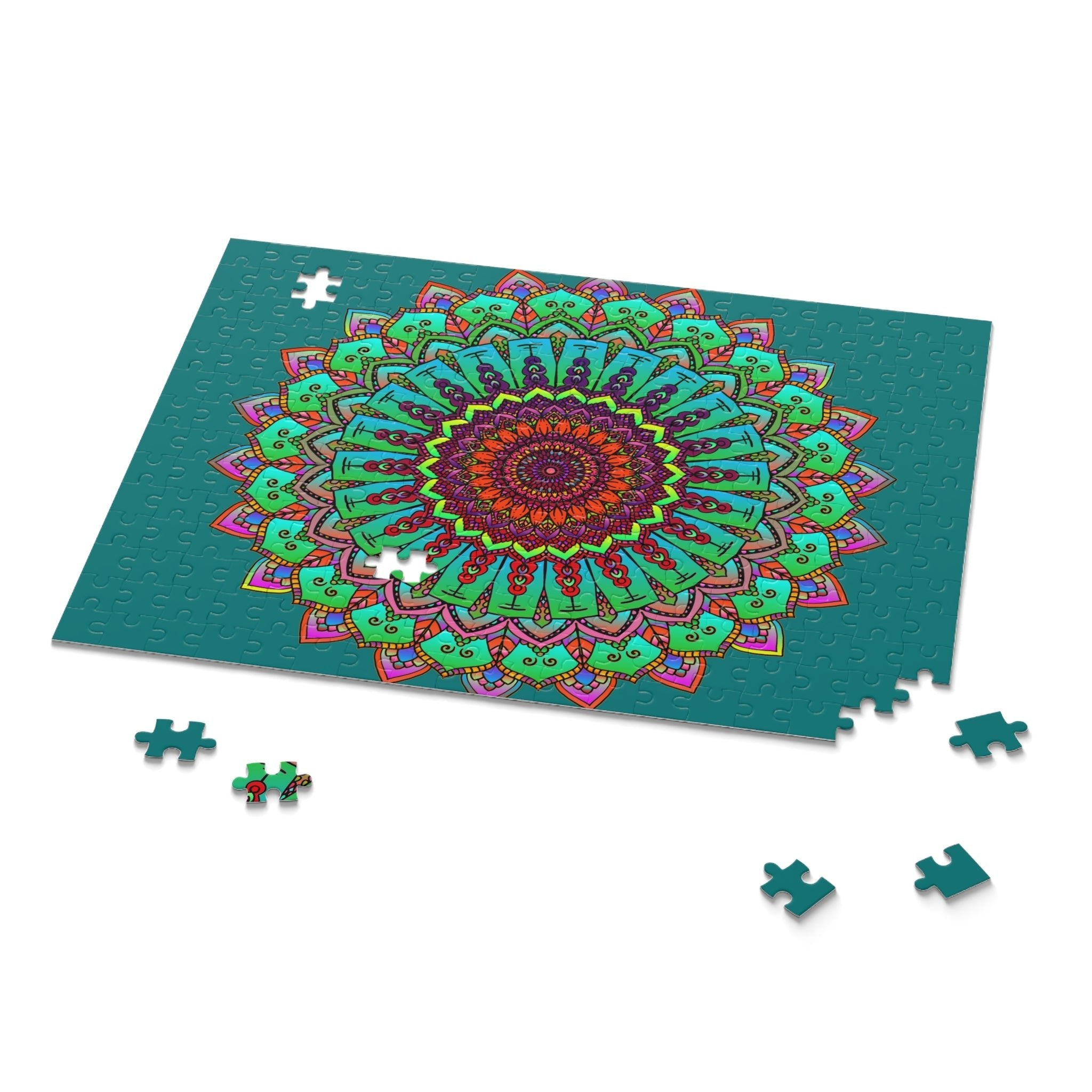 Mandala Art Puzzle - 252 & 500 Piece Puzzle - Blululi