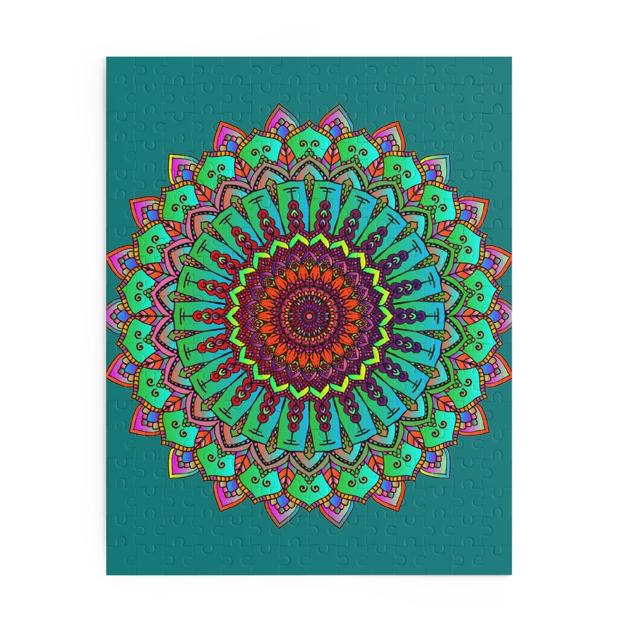 Mandala Art Puzzle - 252 & 500 Piece Puzzle - Blululi