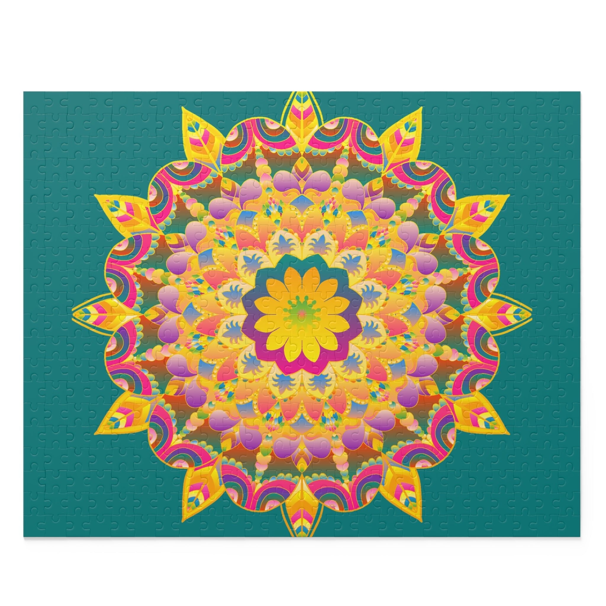 Mandala Art Puzzle - 252 & 500 Piece Puzzle - Blululi