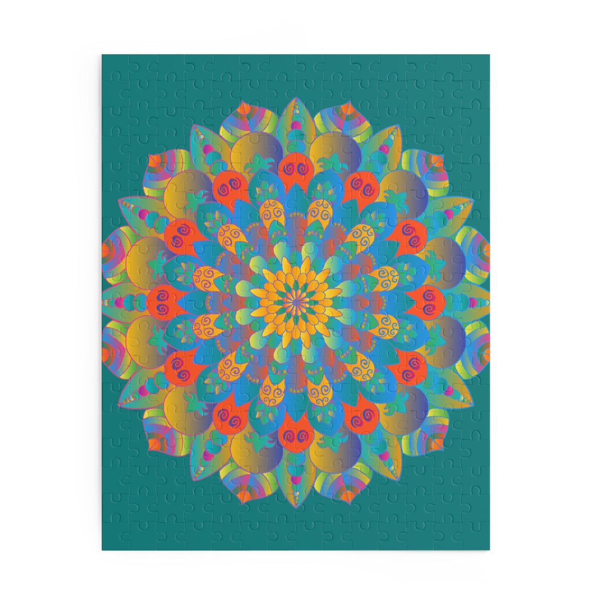 Mandala Art Puzzle - 252 & 500 Pieces Puzzle - Blululi