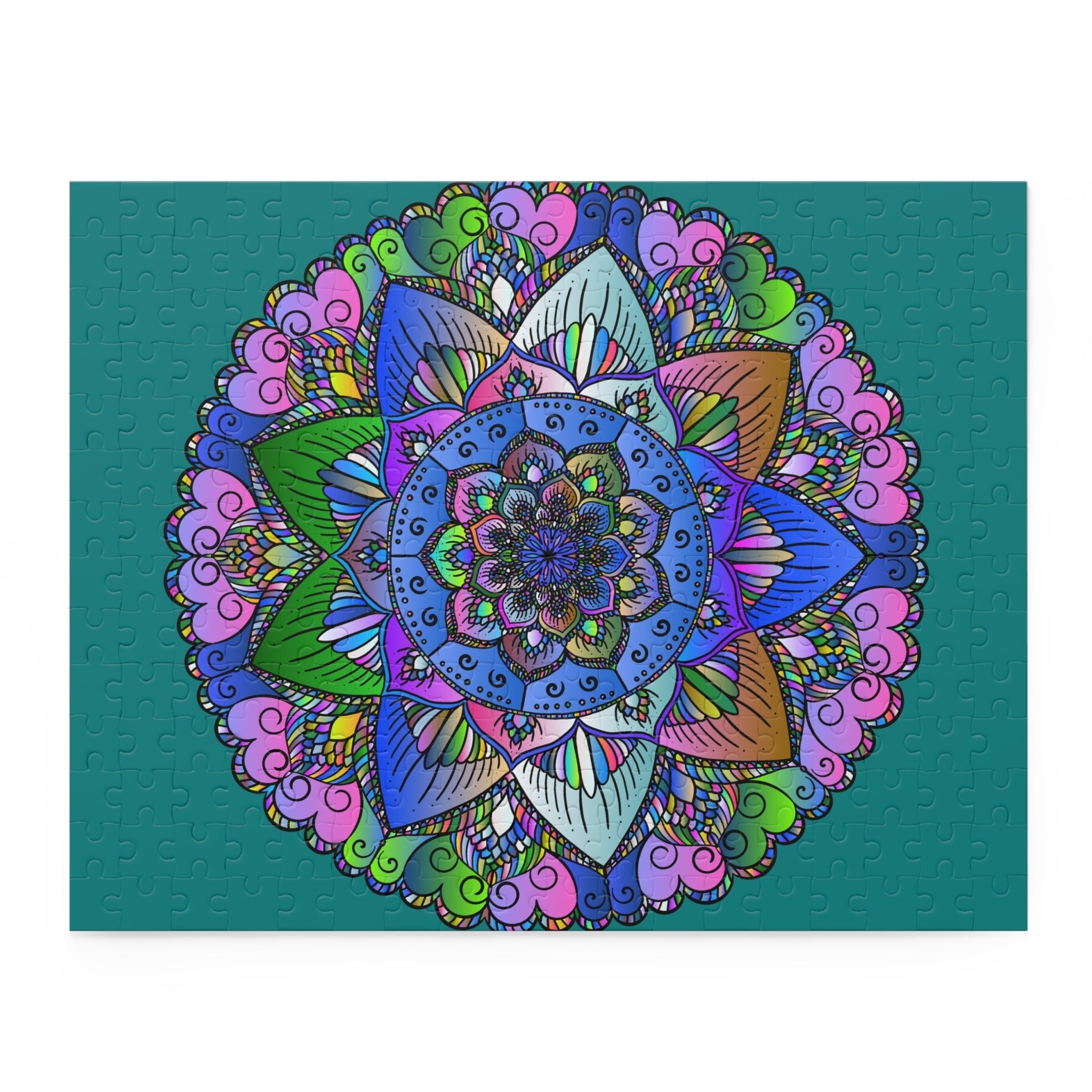 Mandala Art Puzzle - 252 & 500 Pieces Puzzle - Blululi