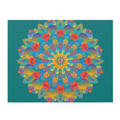 Mandala Art Puzzle - 252 & 500 Pieces Puzzle - Blululi