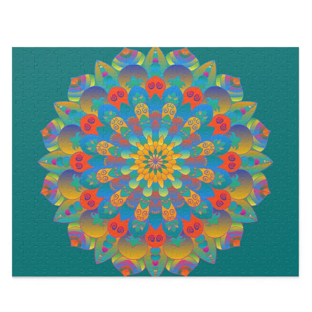 Mandala Art Puzzle - 252 & 500 Pieces Puzzle - Blululi