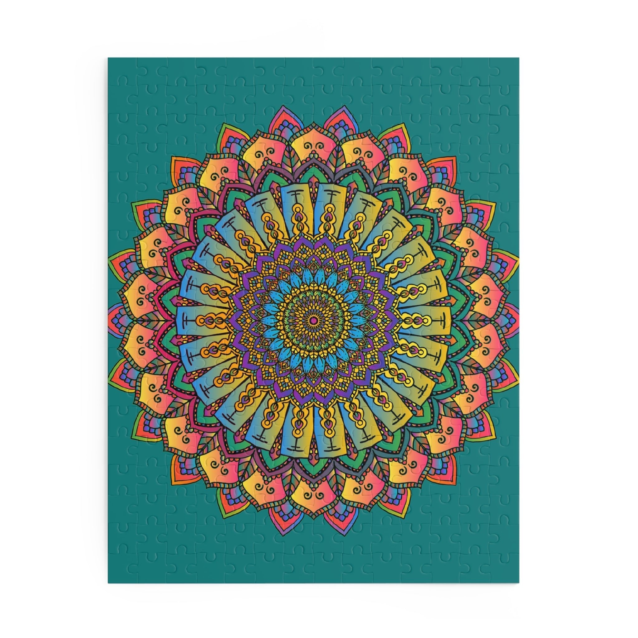 Mandala Art Puzzle - 252 & 500 Pieces Puzzle - Blululi