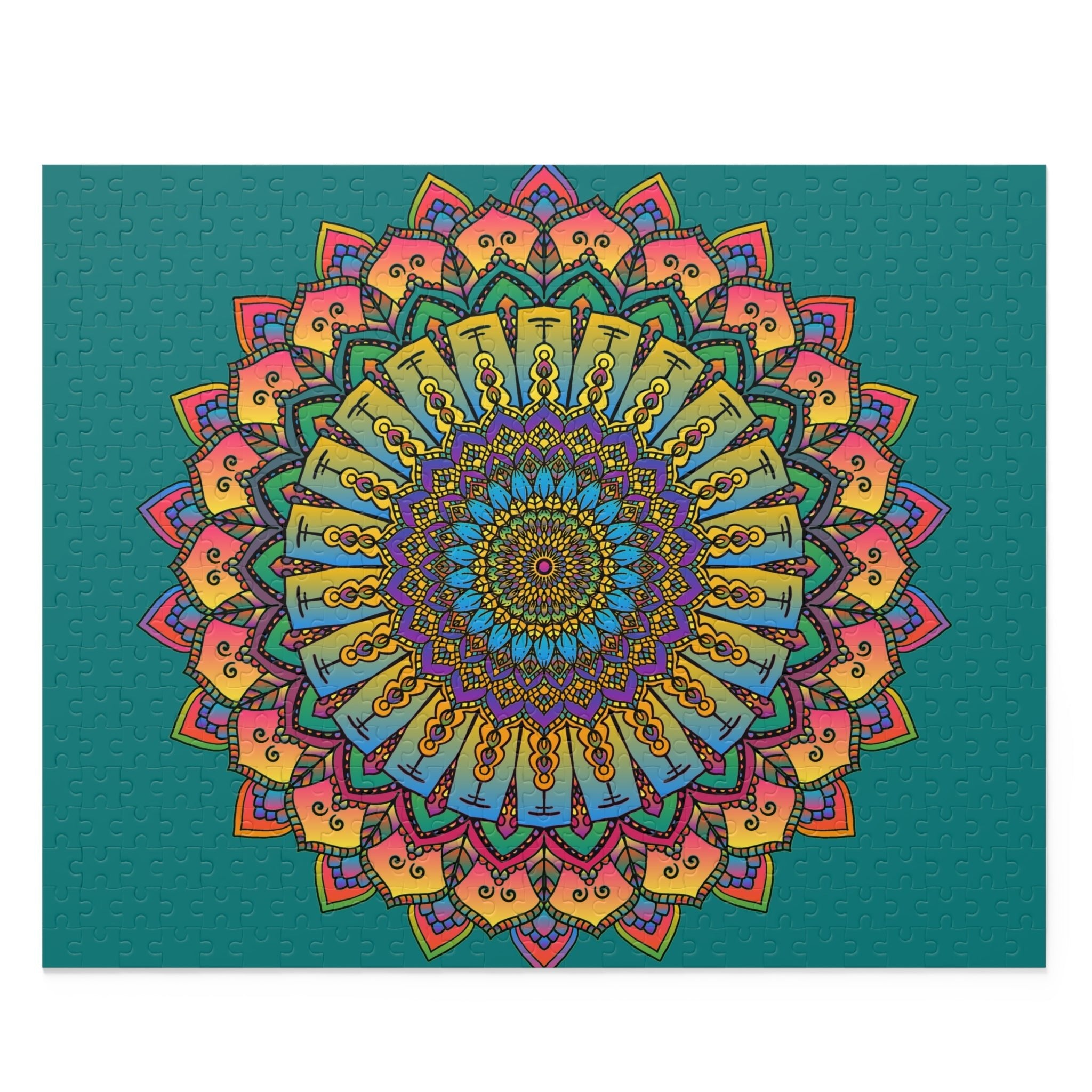 Mandala Art Puzzle - 252 & 500 Pieces Puzzle - Blululi