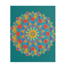 Mandala Art Puzzle - 252 & 500 Pieces Puzzle - Blululi