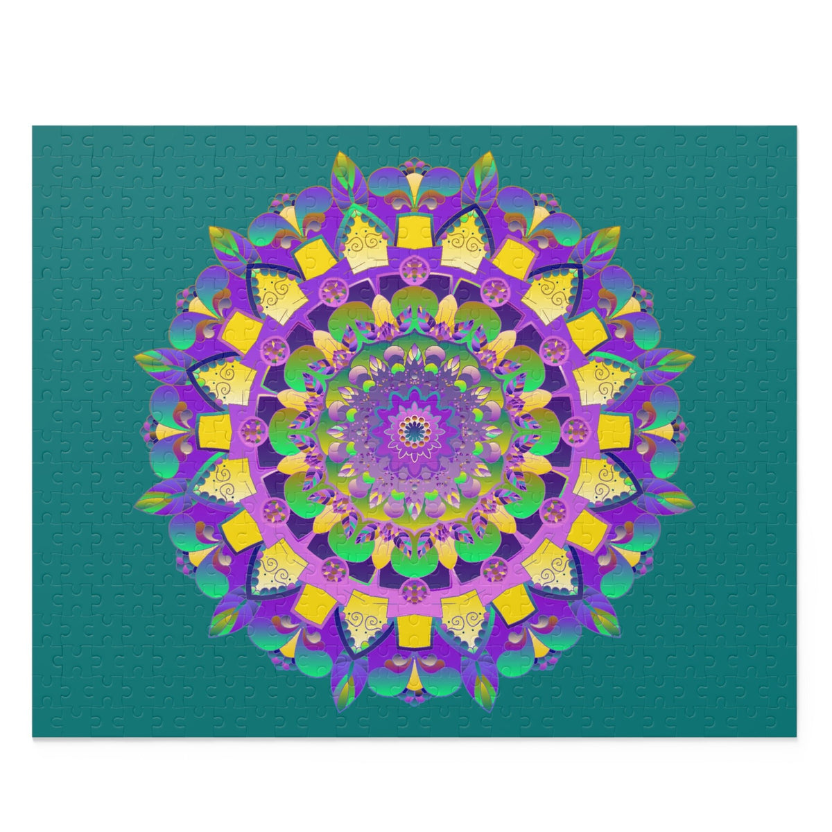 Mandala Art Puzzle - 252/500 Pieces - Colorful & Intricate Puzzle - Blululi