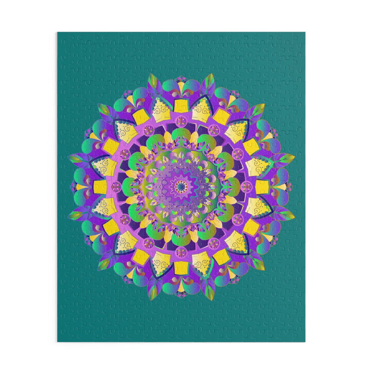 Mandala Art Puzzle - 252/500 Pieces - Colorful & Intricate Puzzle - Blululi
