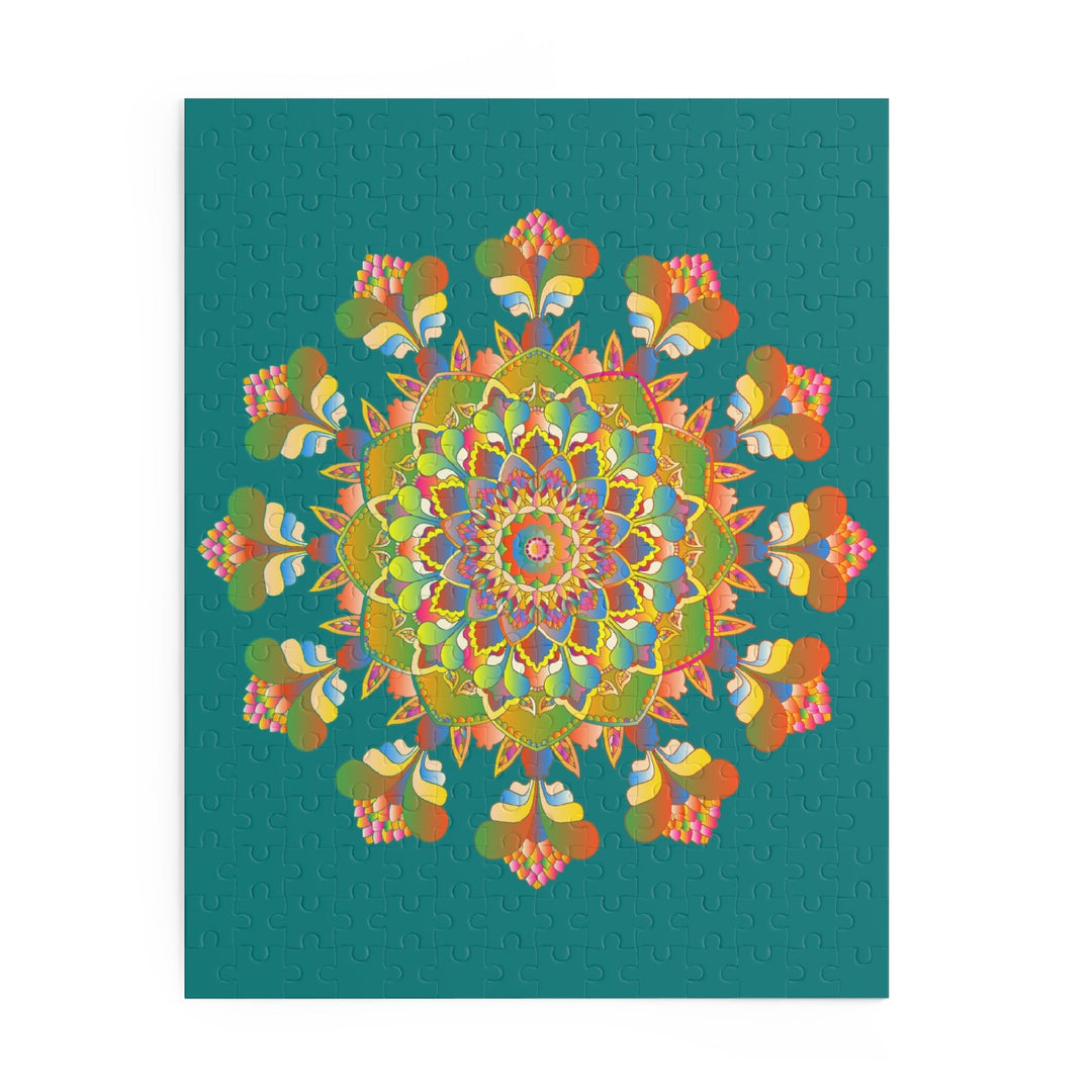 Mandala Art Puzzle: 252/500 Pieces - Hand - Drawn Puzzle - Blululi