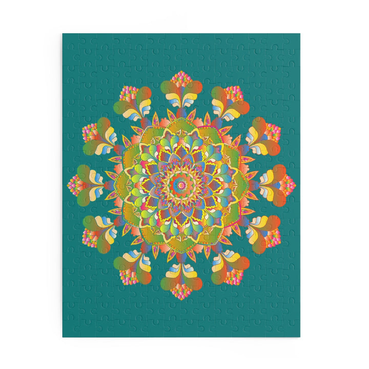 Mandala Art Puzzle: 252/500 Pieces - Hand - Drawn Puzzle - Blululi