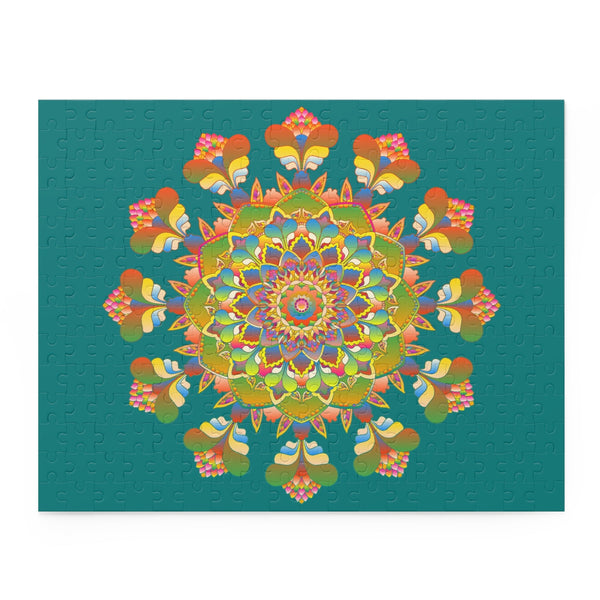 Mandala Art Puzzle: 252/500 Pieces - Hand - Drawn Puzzle - Blululi