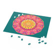 Mandala Art Puzzle: 252/500 Pieces, Hand - Drawn Puzzle - Blululi