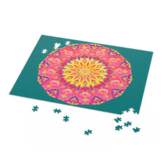 Mandala Art Puzzle: 252/500 Pieces, Hand - Drawn Puzzle - Blululi