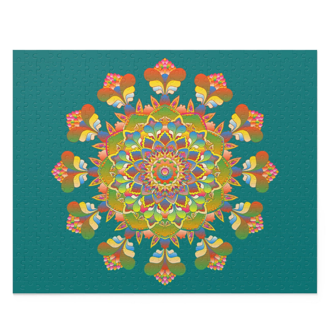 Mandala Art Puzzle: 252/500 Pieces - Hand - Drawn Puzzle - Blululi