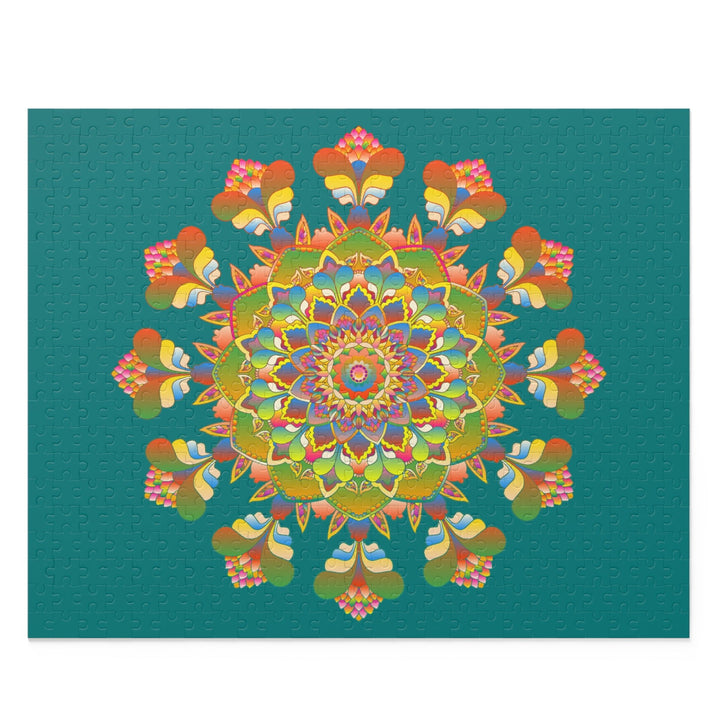 Mandala Art Puzzle: 252/500 Pieces - Hand - Drawn Puzzle - Blululi