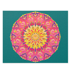 Mandala Art Puzzle: 252/500 Pieces, Hand - Drawn Puzzle - Blululi