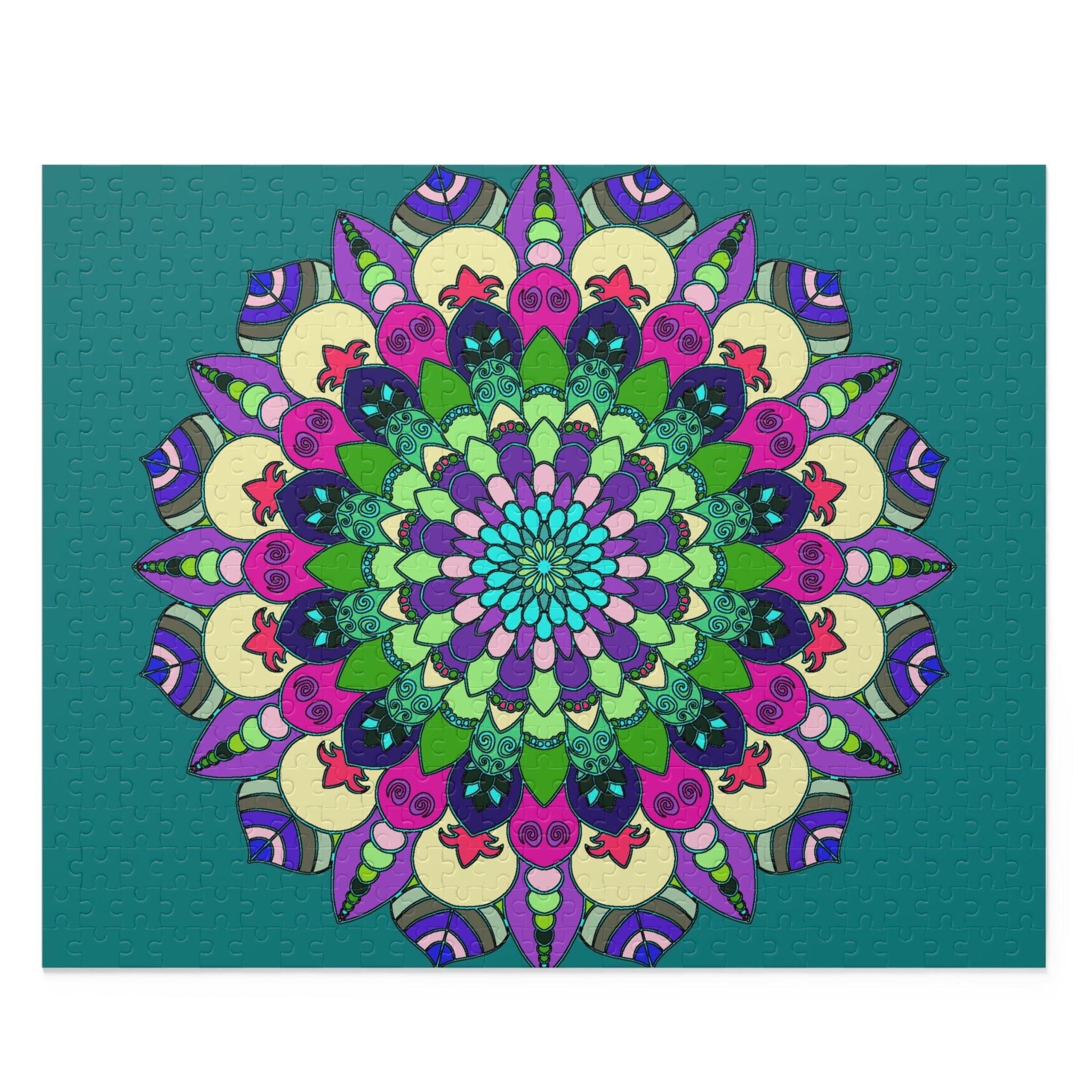 Mandala Art Puzzle - 252/500 Pieces Puzzle - Blululi