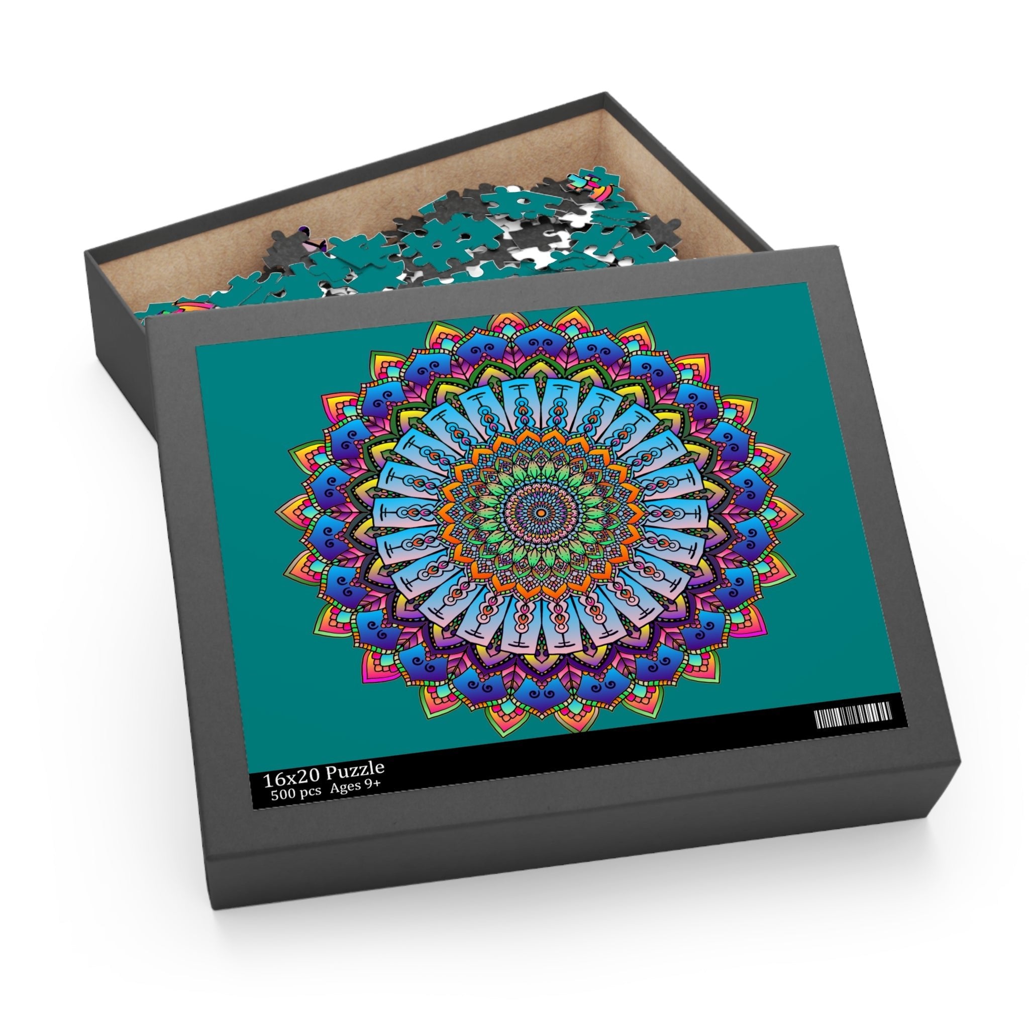 Mandala Art Puzzle: Colorful Circular Design Puzzle - Blululi