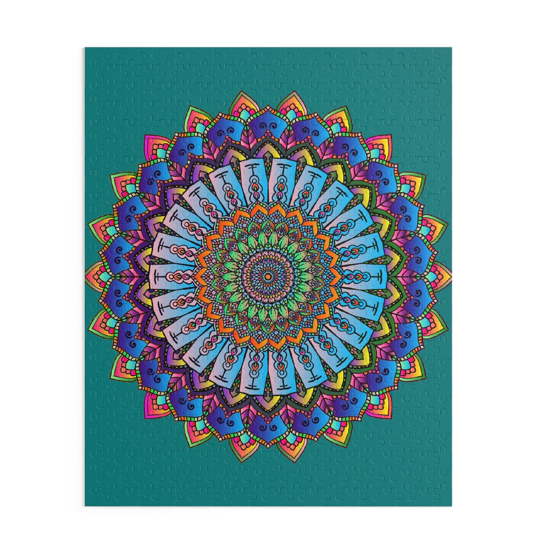 Mandala Art Puzzle: Colorful Circular Design Puzzle - Blululi