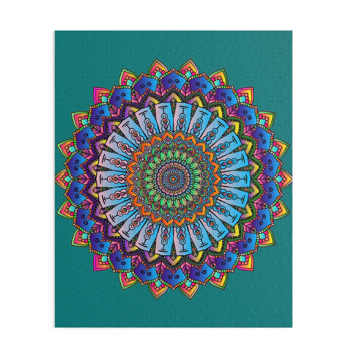 Mandala Art Puzzle: Colorful Circular Design Puzzle - Blululi